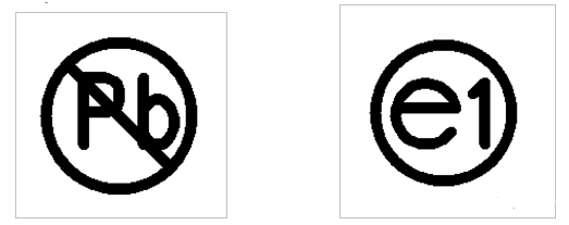 如果PCB板為無(wú)鉛制程，為了與有鉛的PCB區(qū)分開(kāi)來(lái)，通常會(huì)在板上標(biāo)注無(wú)鉛制程符號(hào)